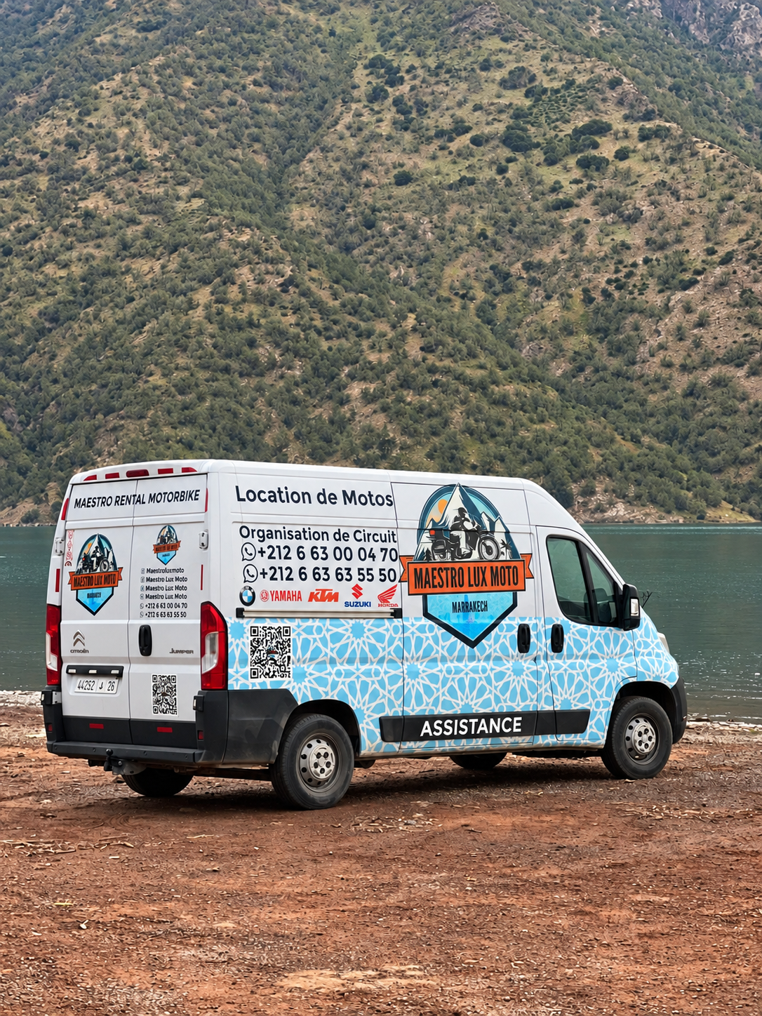 Van Citroën Jumper assistance vehicle by Maestro Lux Moto Marrakech